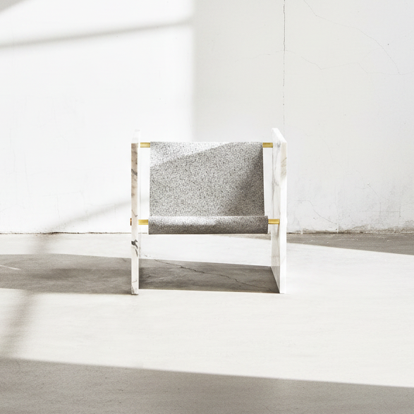Adri Chair Statuary Marble