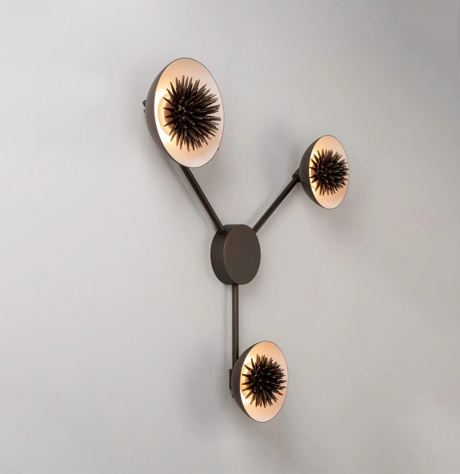 Abysse 3-light Wall Light