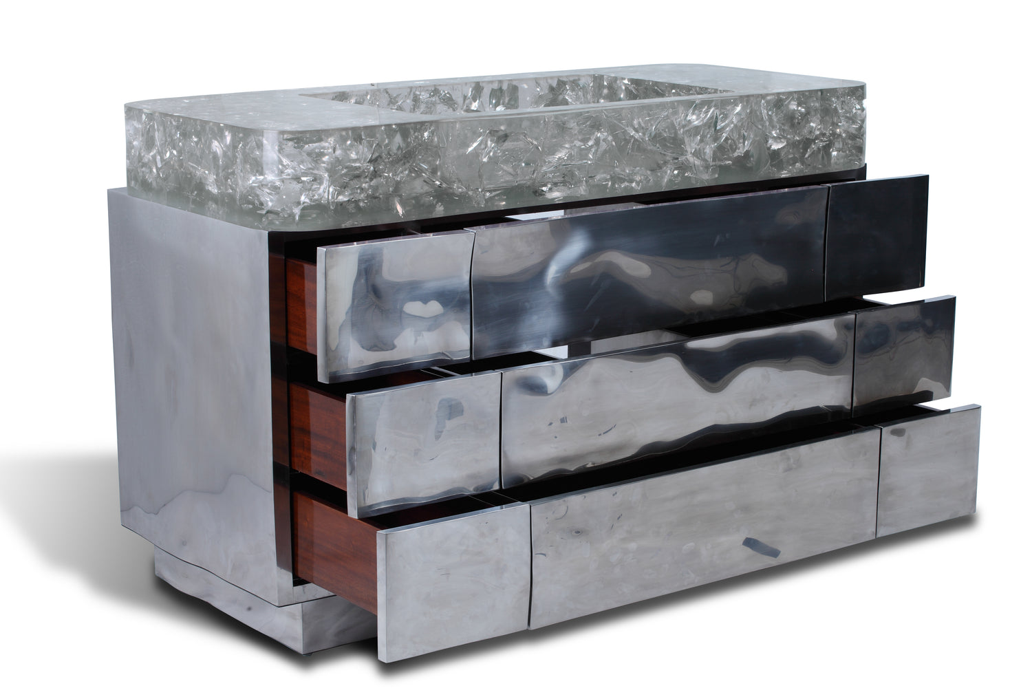 Aqua Stainless Steel Vanity