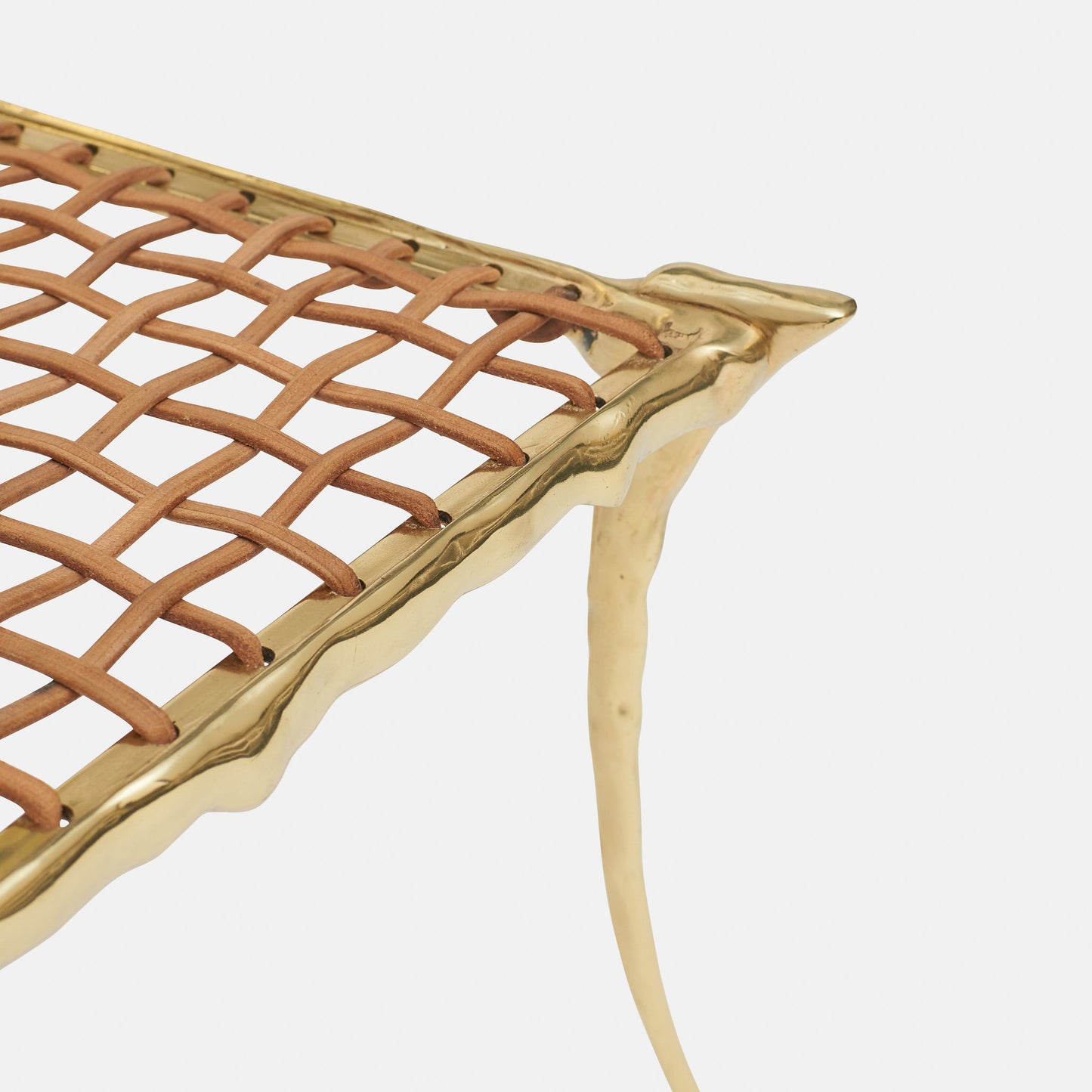 Aqua Brass Klismo Chair