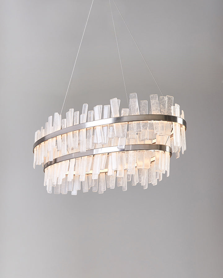 Aquitaine Chandelier-Double Tier Ellipse