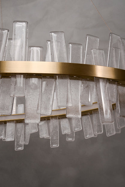 Aquitaine Chandelier-Single Tier Ellipse