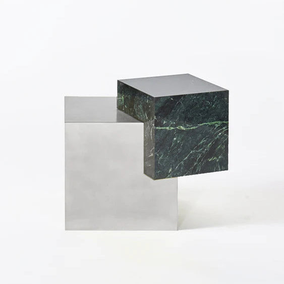 Askew Table Stone, Stainless Steel