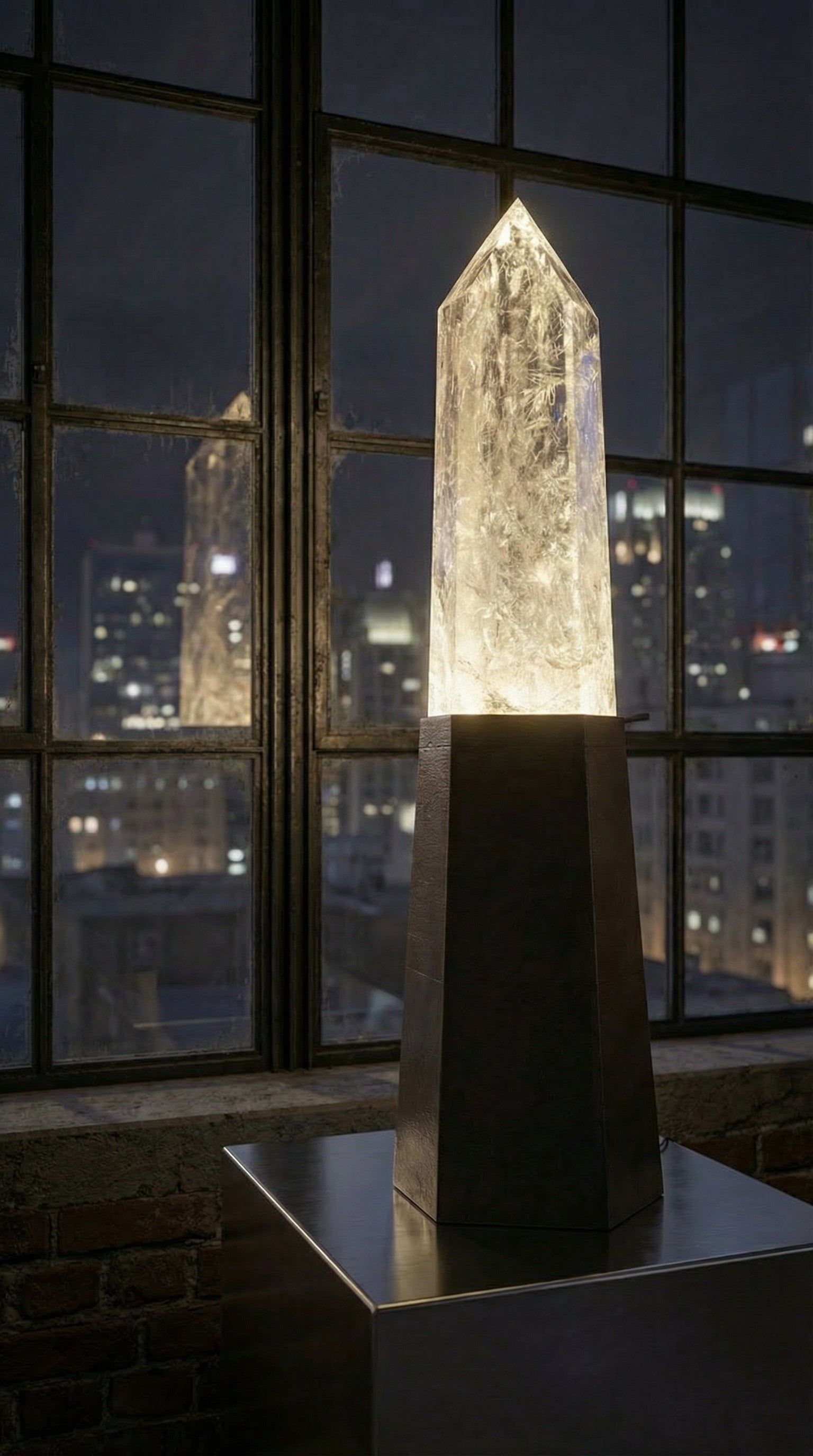 Brutalist Table Lamp