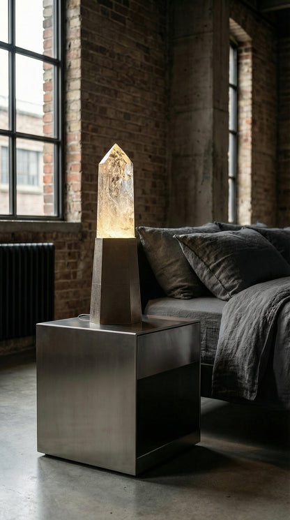 Brutalist Table Lamp