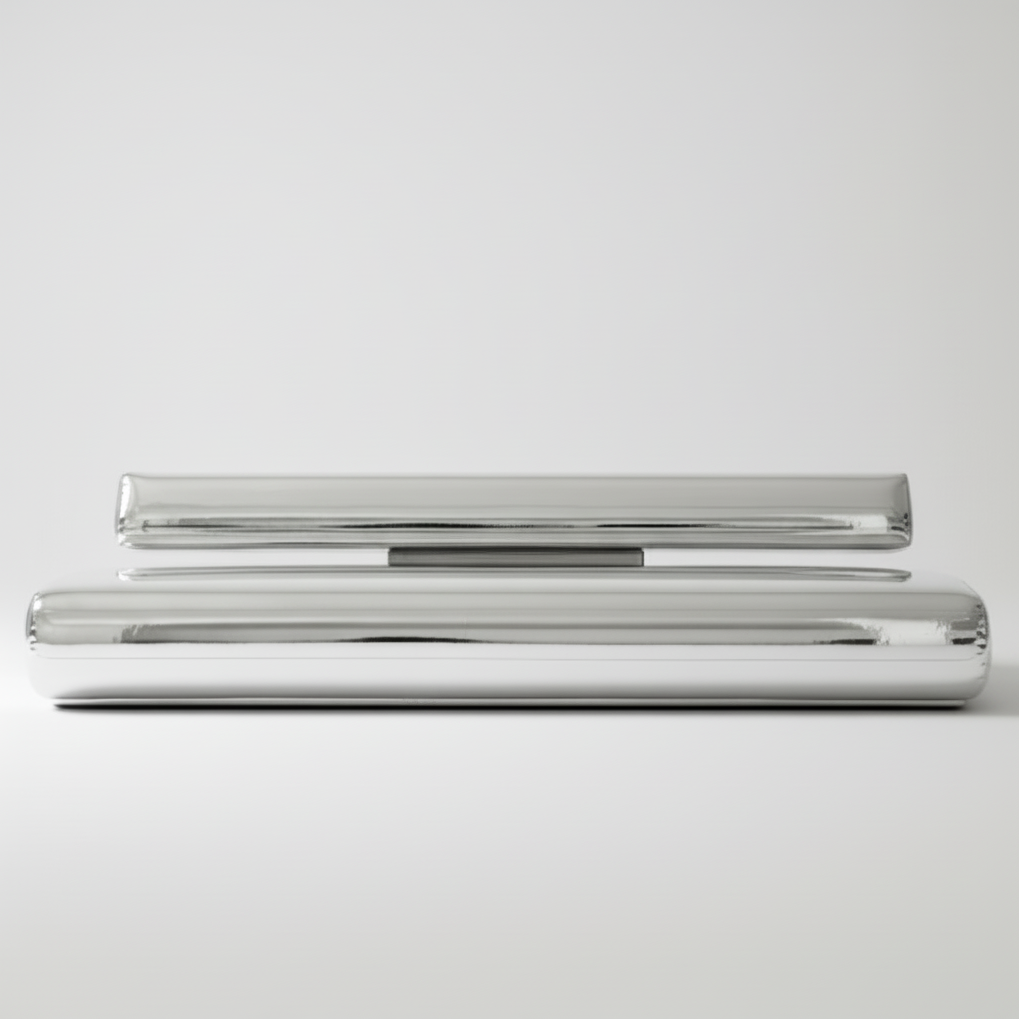 Beluga Sofa Chrome Vinyl