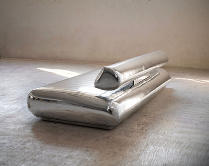 Beluga Sofa Chrome Vinyl