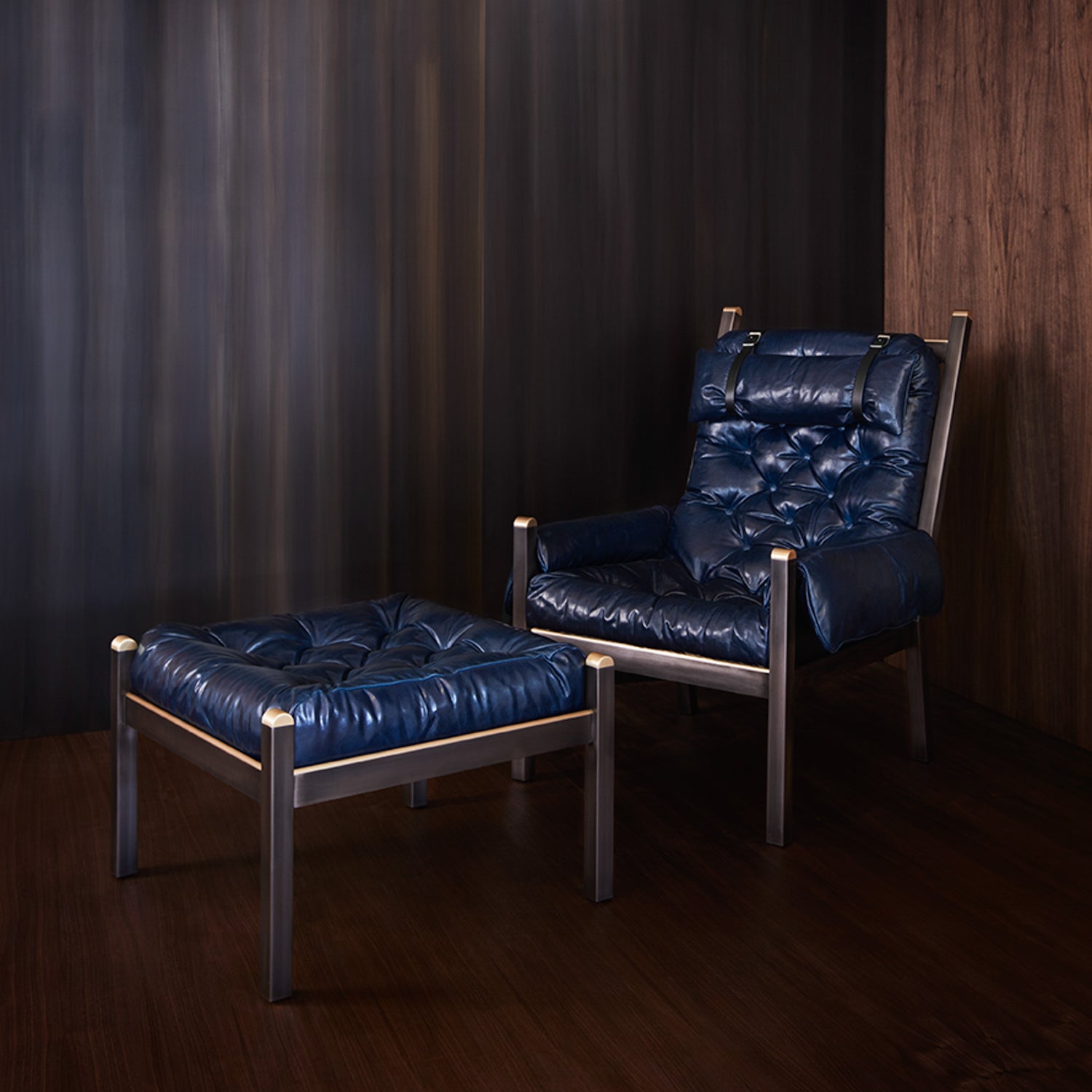 Bonham Lounge Chair and Bonham Ottoman