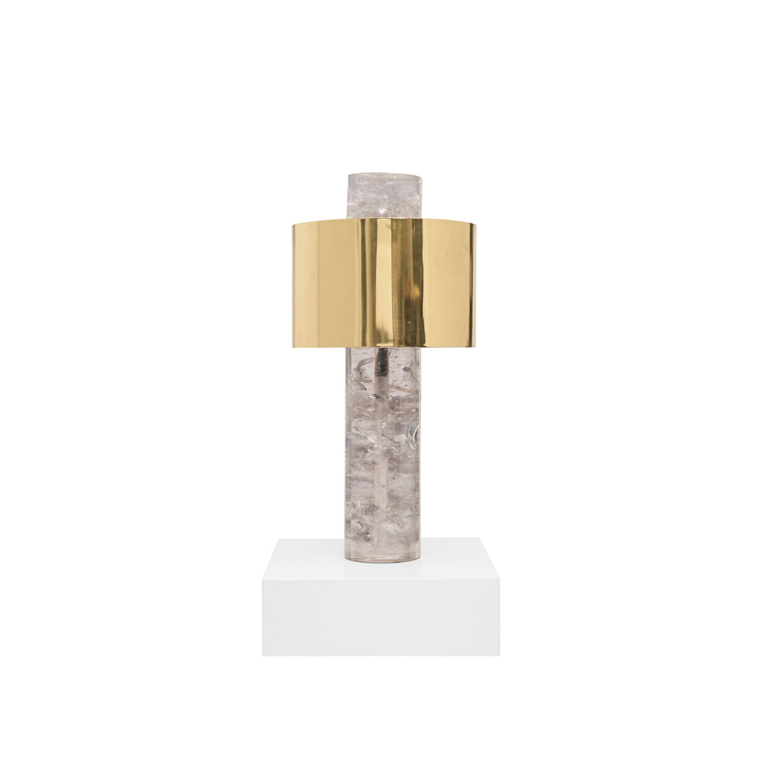 Brass on the Rock Table Lamp (Round)