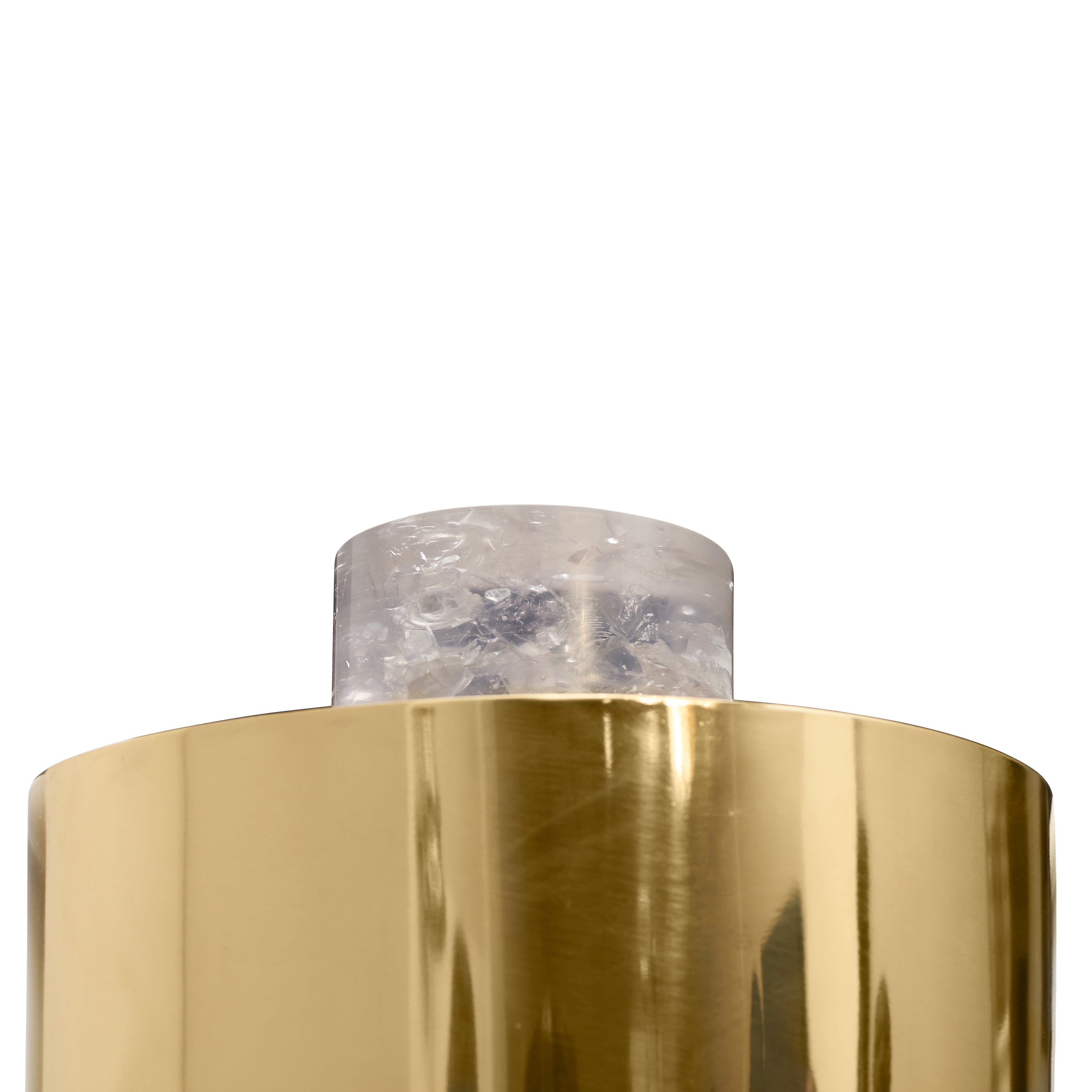 Brass on the Rock Table Lamp (Round)