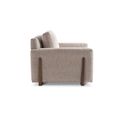 Egan Lounge Chair with Tapered Leg