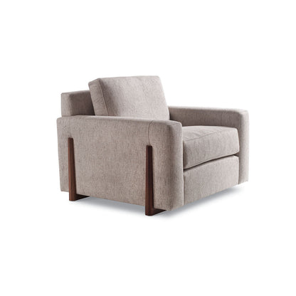 Egan Lounge Chair with Tapered Leg