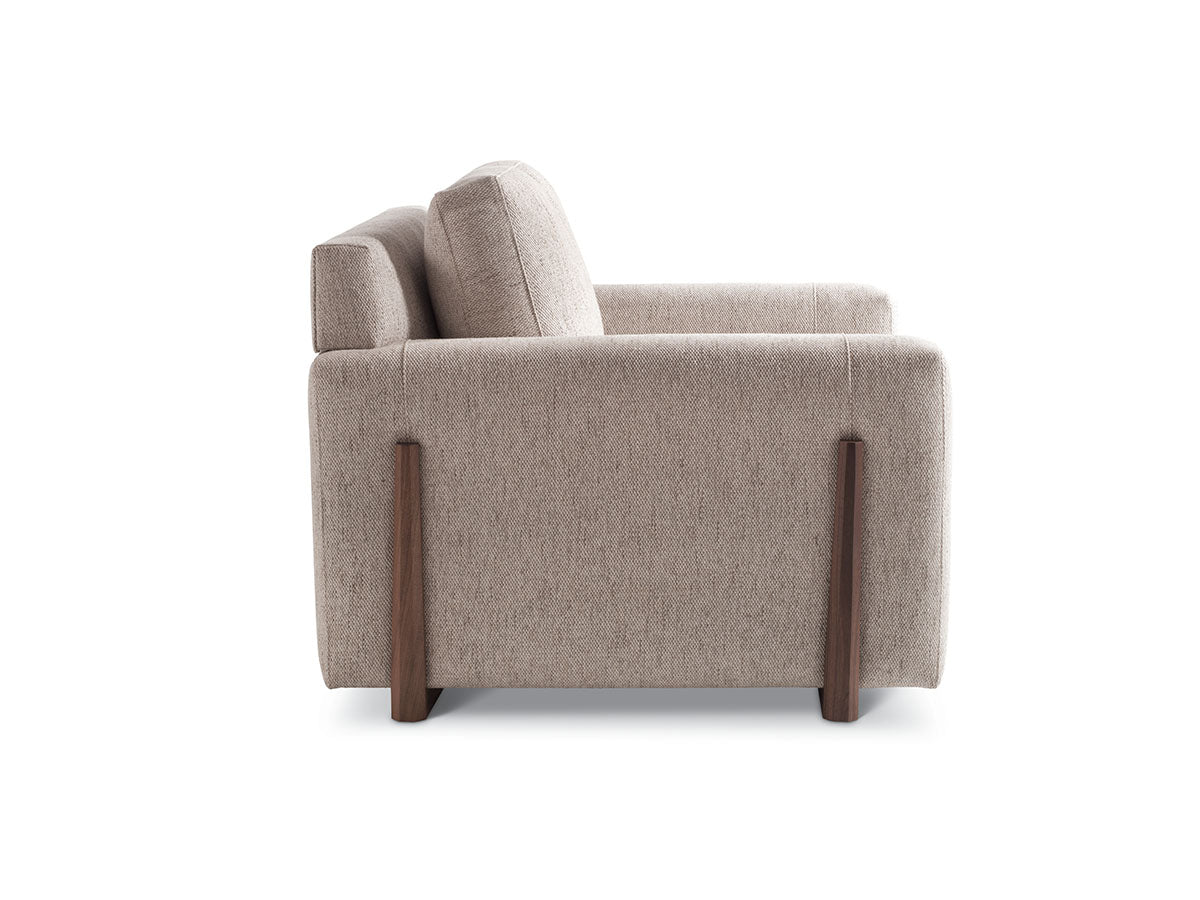 Egan Lounge Chair with Tapered Leg