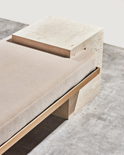 Coexist Bench Travertine