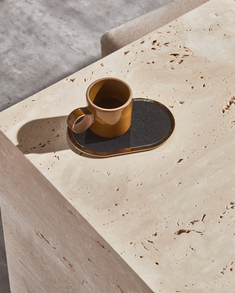 Coexist Bench Travertine