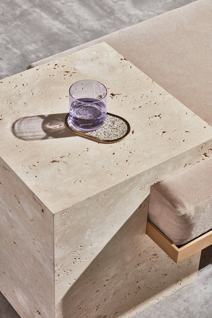 Coexist Bench Travertine