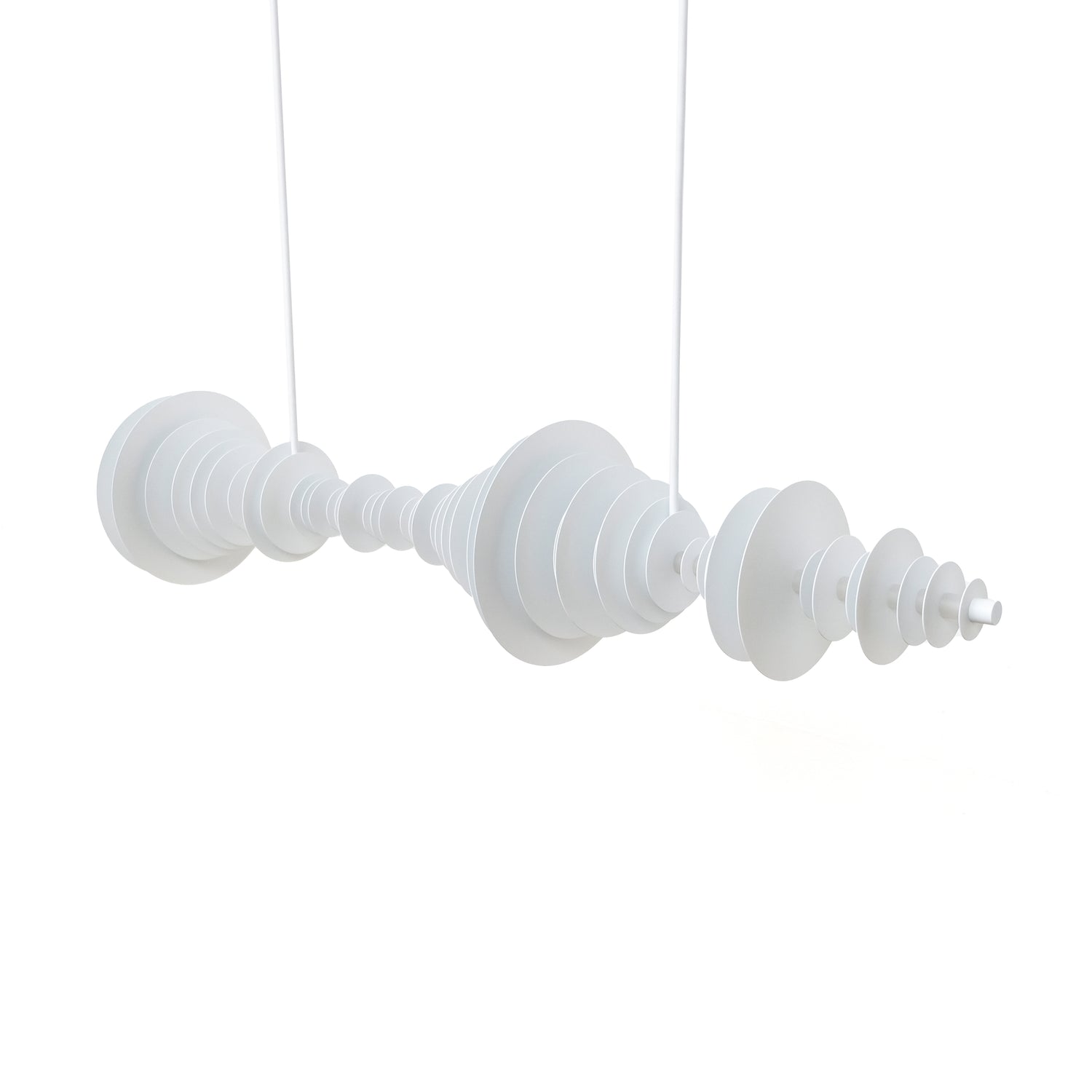 Gravity Ripples Metal Chandelier