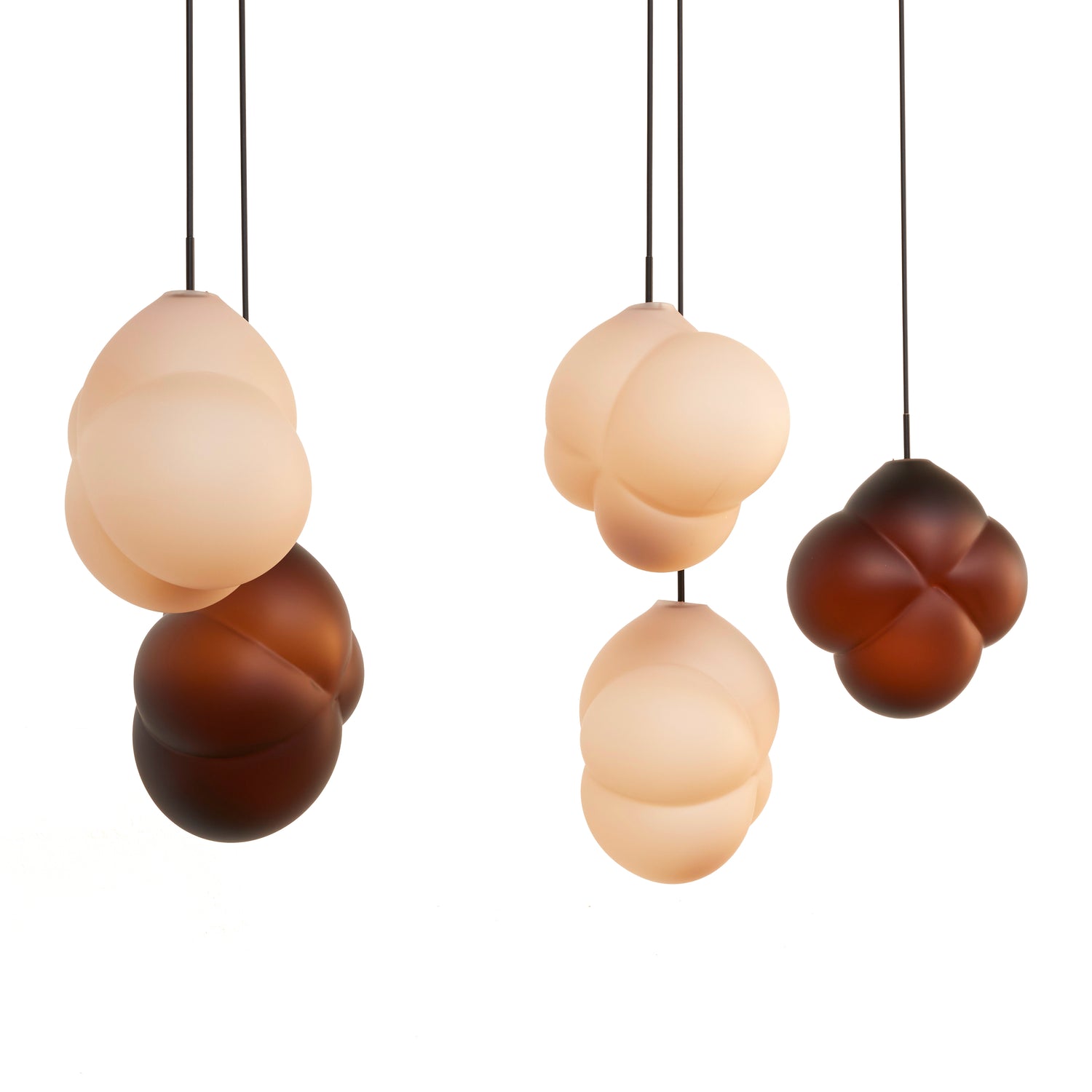 Cloud Pendant Java Satin Brown