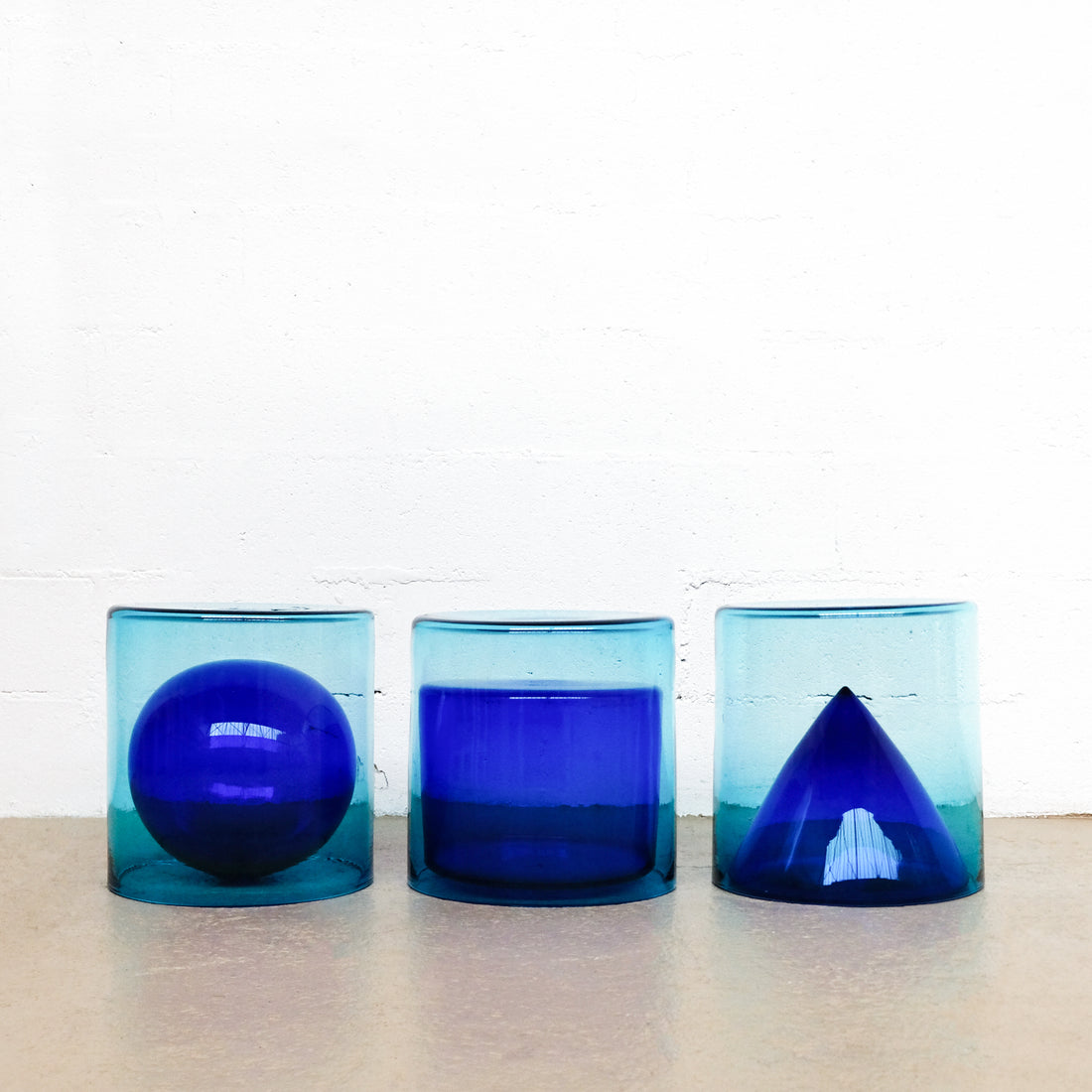 Géométrie Liquide Cobalt Blue