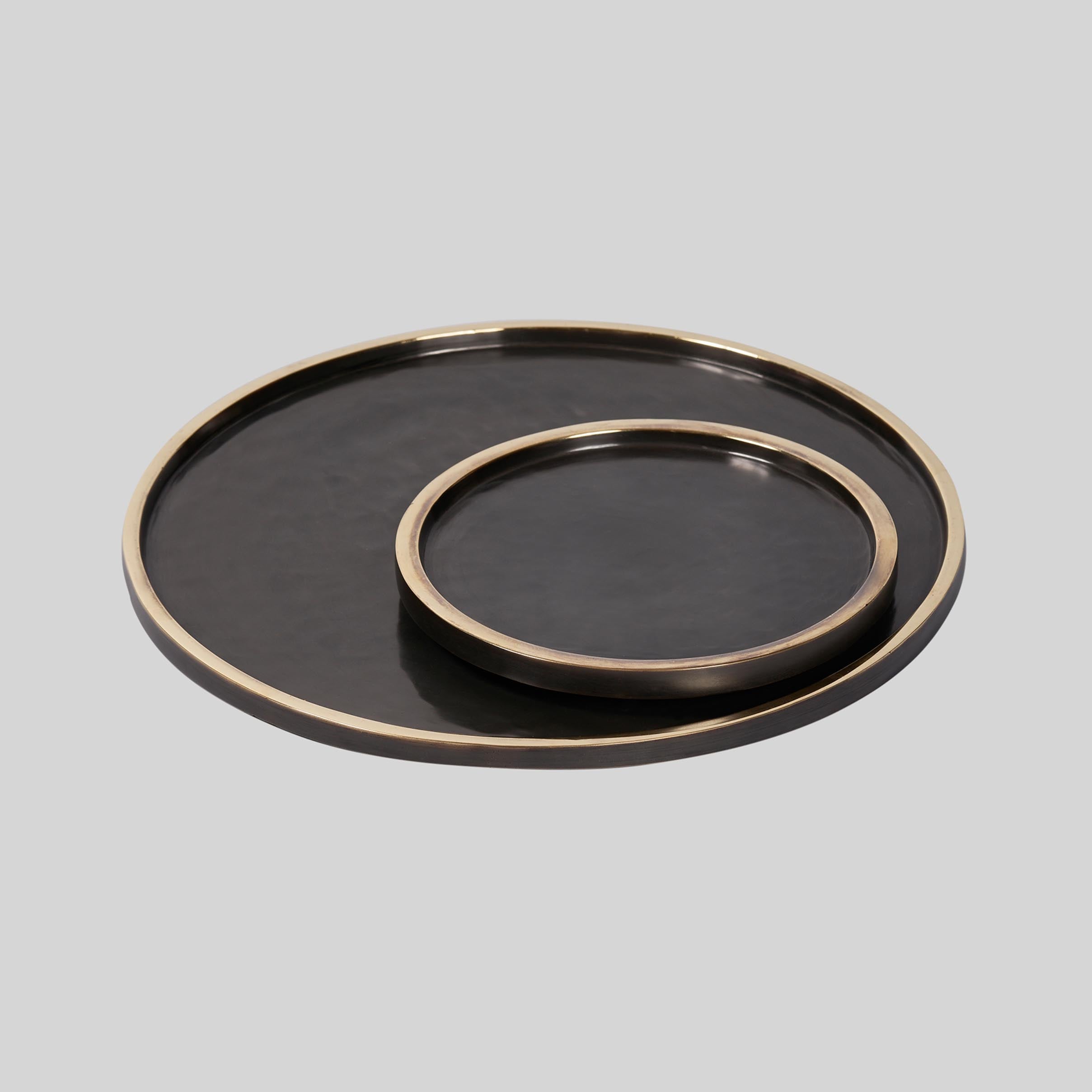 Cast Bronze Trays Round