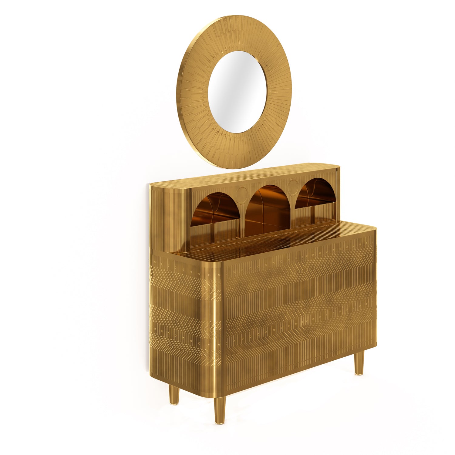 Citylights Oro Mirror