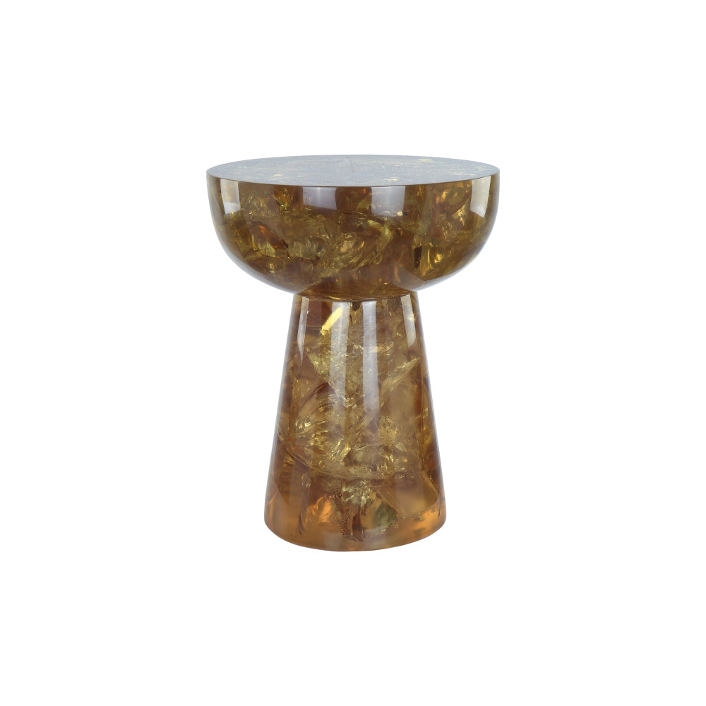 Ice Resin Clove Table (Yellow)