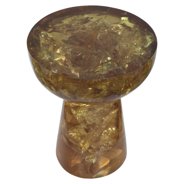 Ice Resin Clove Table (Yellow)