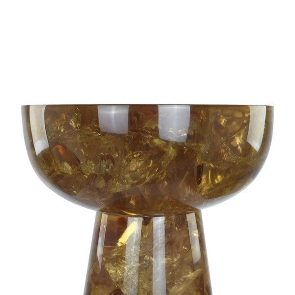 Ice Resin Clove Table (Yellow)