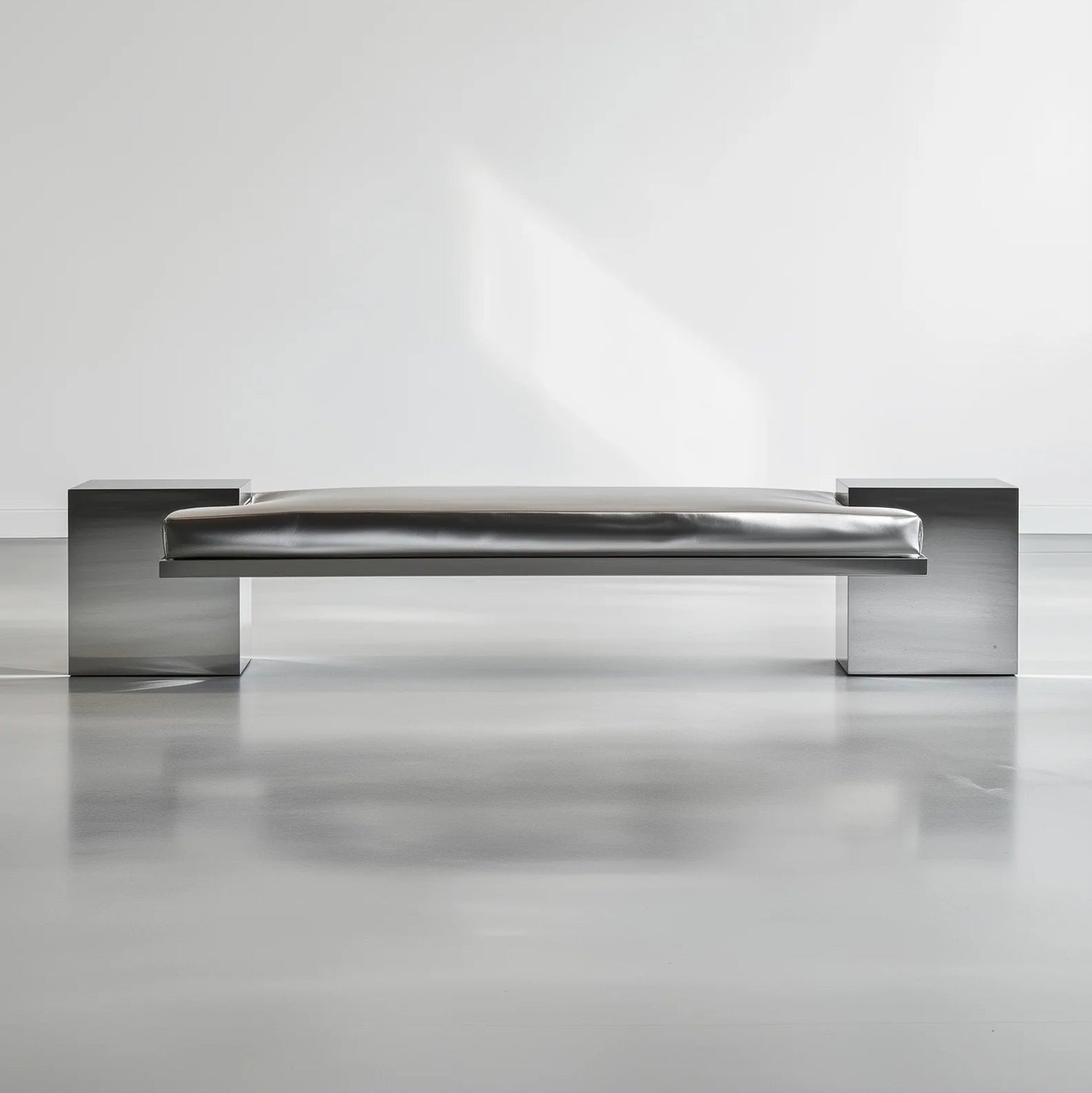 Coexist Bench Stainless Steel Leather