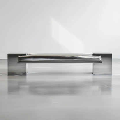 Coexist Bench Stainless Steel Leather