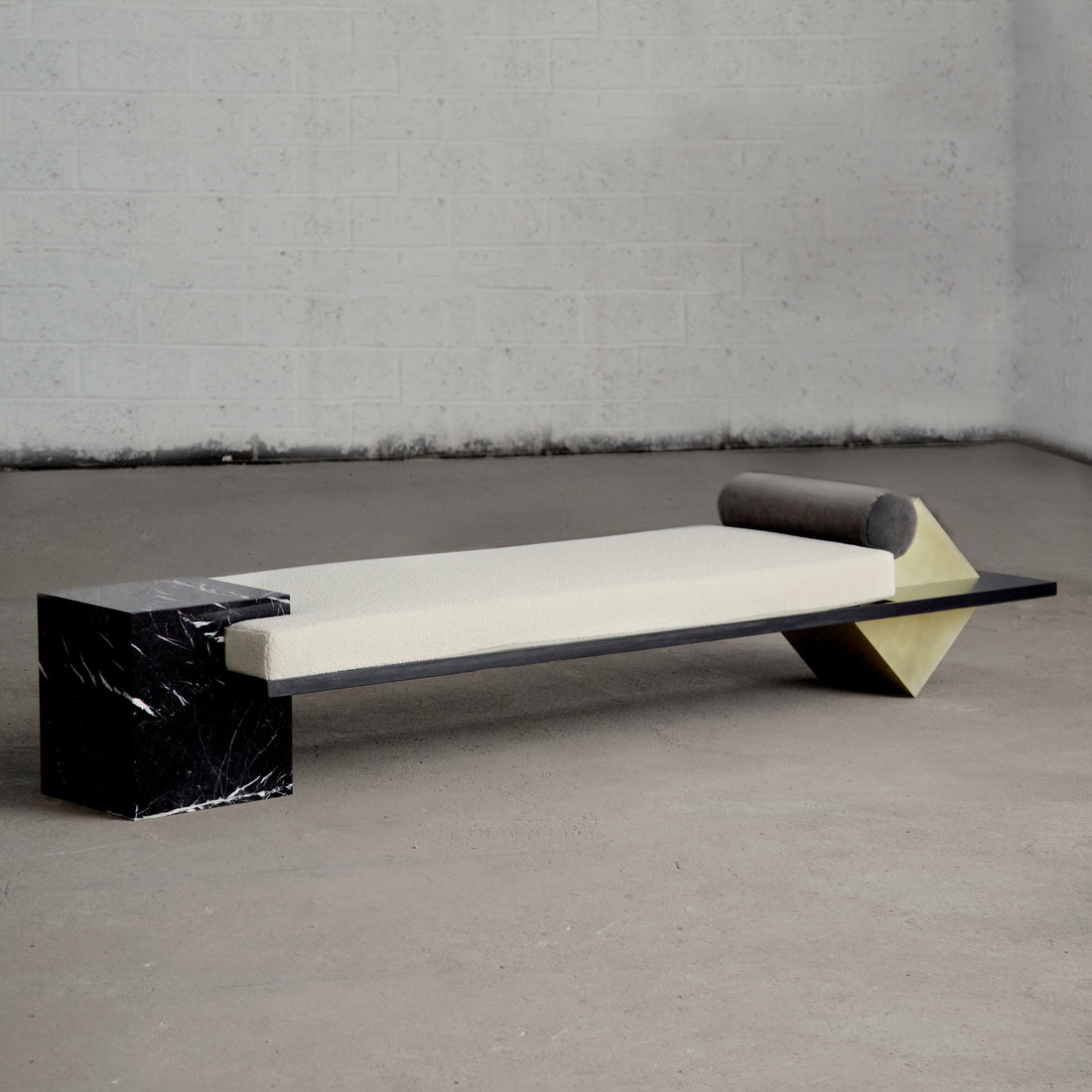 Coexist Daybed Polished Black Steel