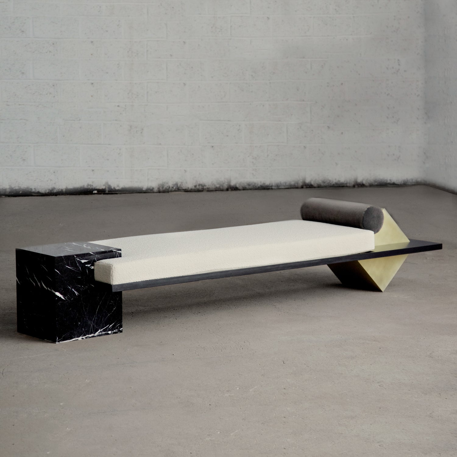 Coexist Daybed Polished Black Steel