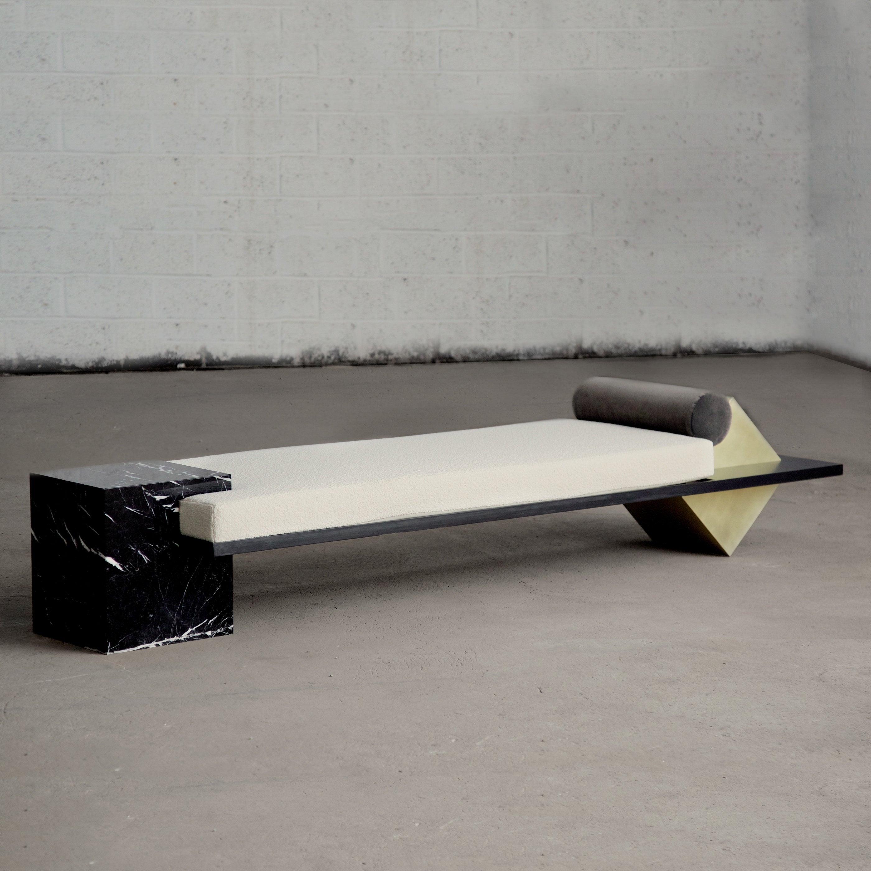 Coexist Daybed Polished Black Steel