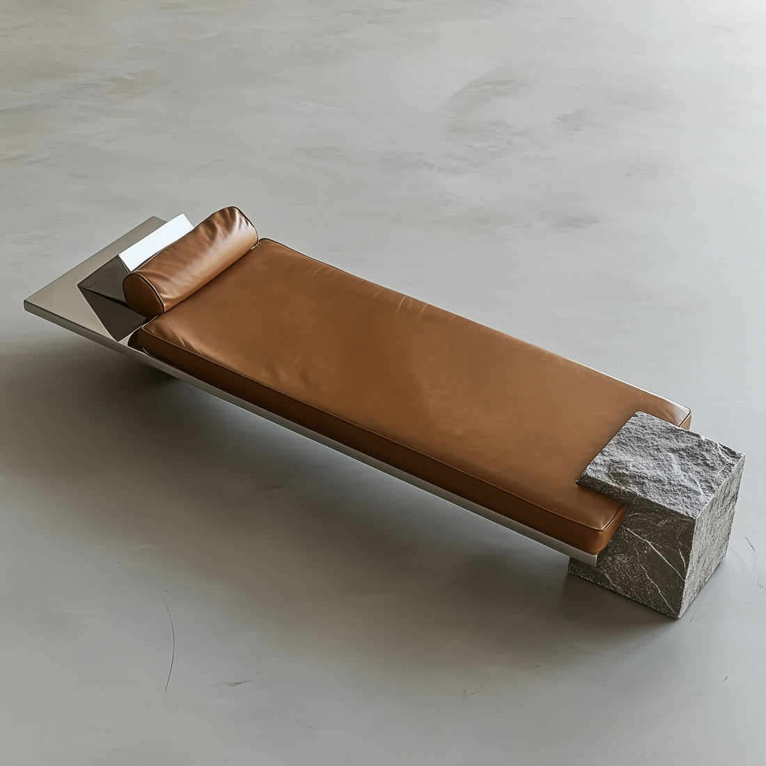 Coexist Daybed Polished Stainless Steel
