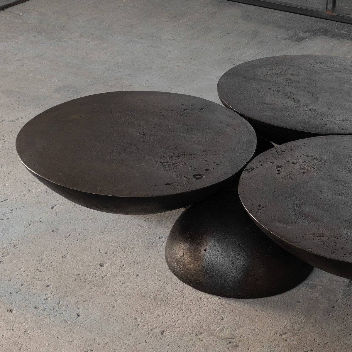 Copal Coffee Table in Patinated Bronze