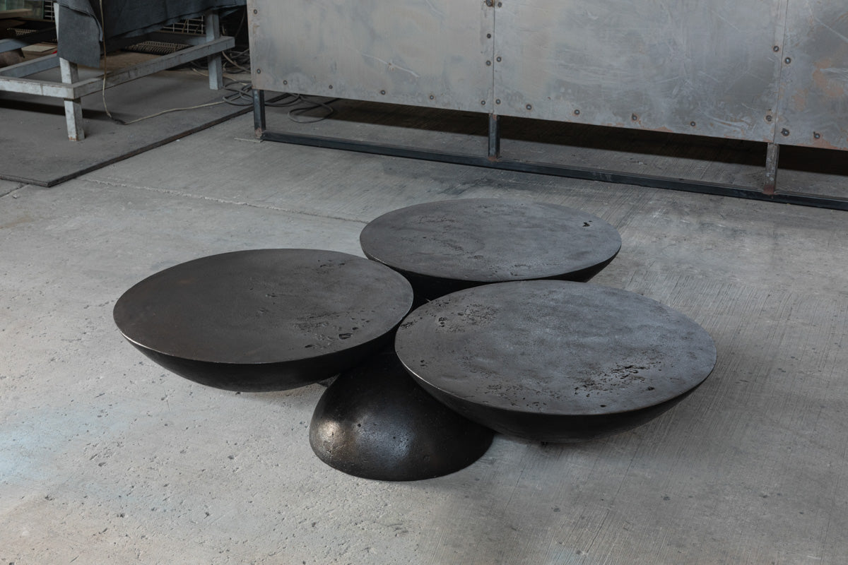 Copal Coffee Table in Patinated Bronze