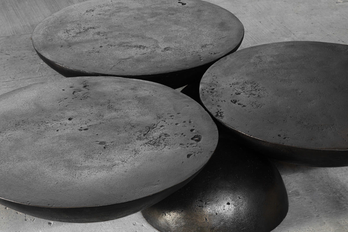 Copal Coffee Table in Patinated Bronze