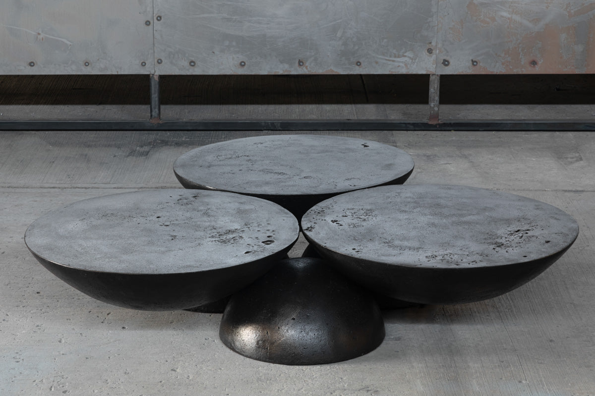 Copal Coffee Table in Patinated Bronze