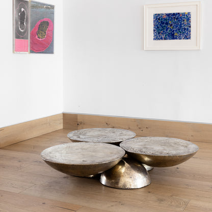 Copal Coffee Table Polished Bronze