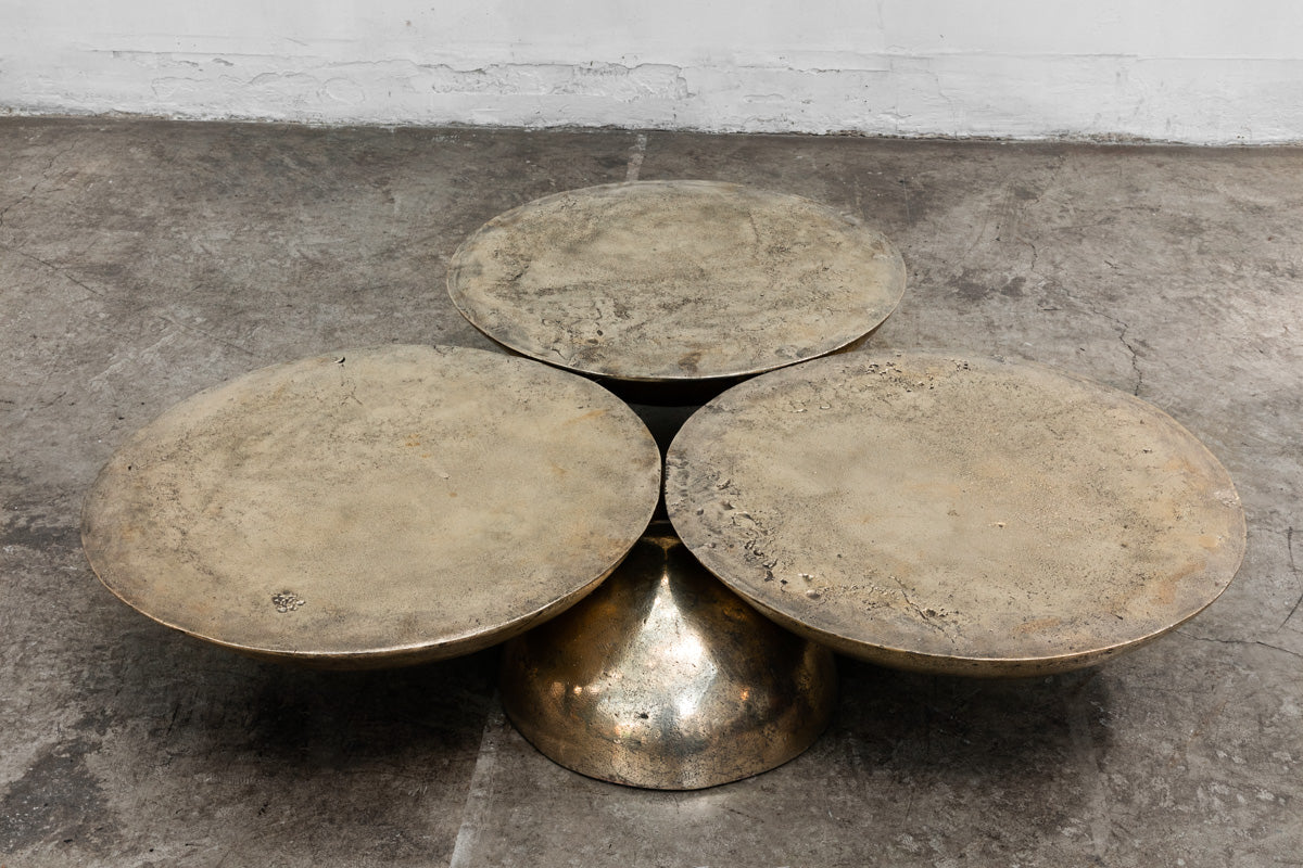 Copal Coffee Table Polished Bronze