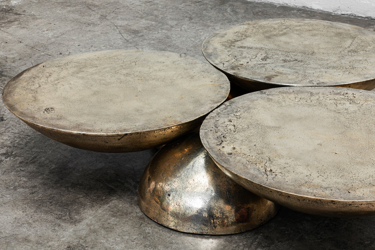 Copal Coffee Table Polished Bronze