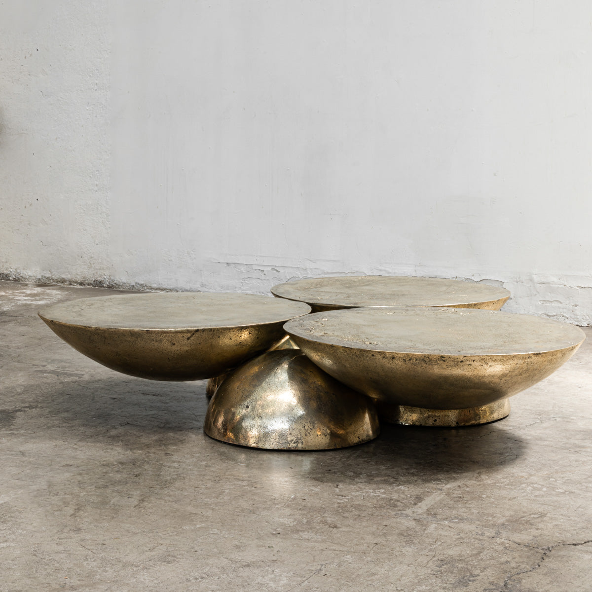 Copal Coffee Table Polished Bronze