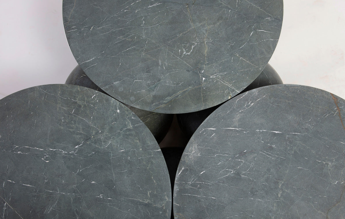 Copal Coffee Table in Green Tikal Marble