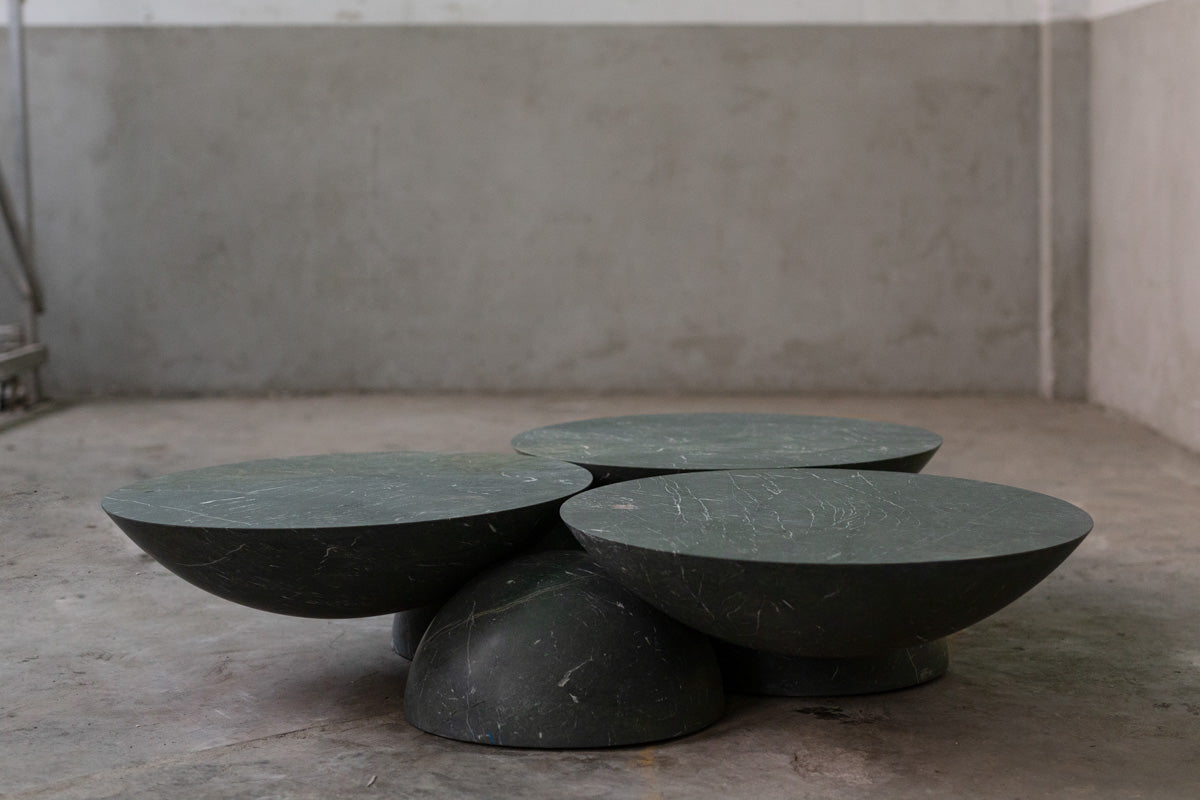 Copal Coffee Table in Green Tikal Marble