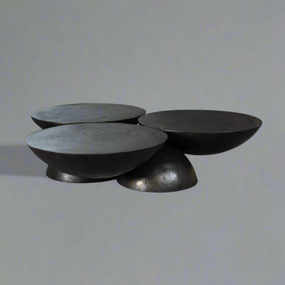 Copal Coffee Table in Patinated Bronze