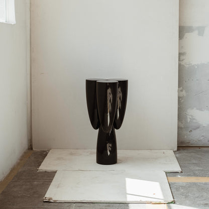 Copal Side Table in Obsidian