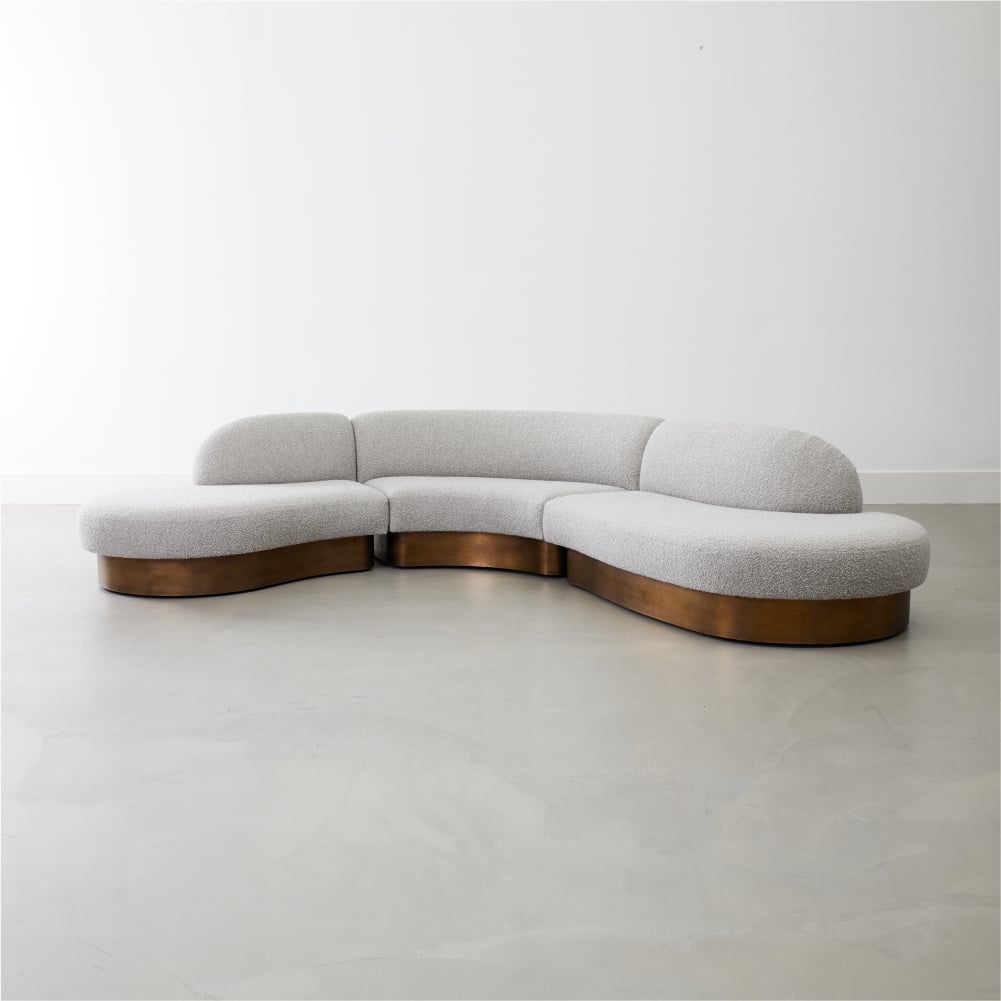 Biomorphic Sectional - 3 Piece