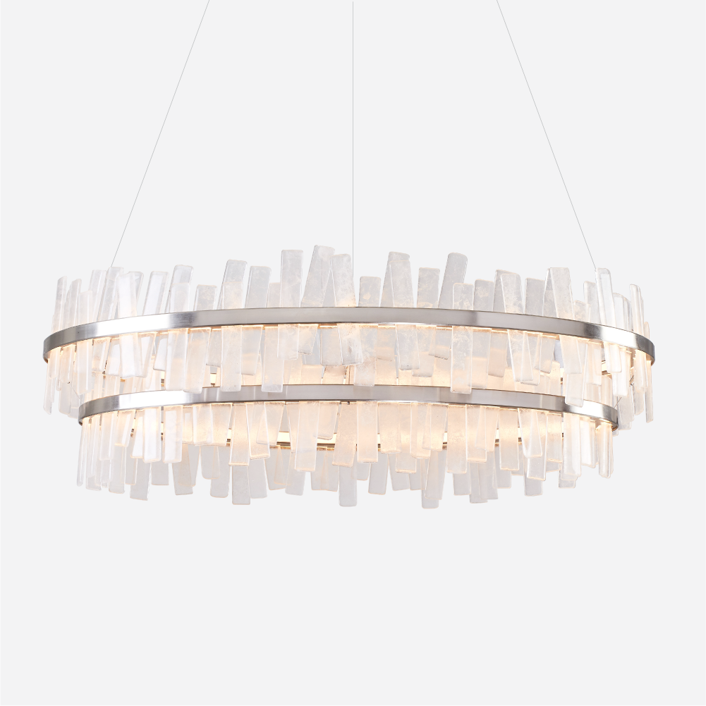 Aquitaine Chandelier-Double Tier Ellipse