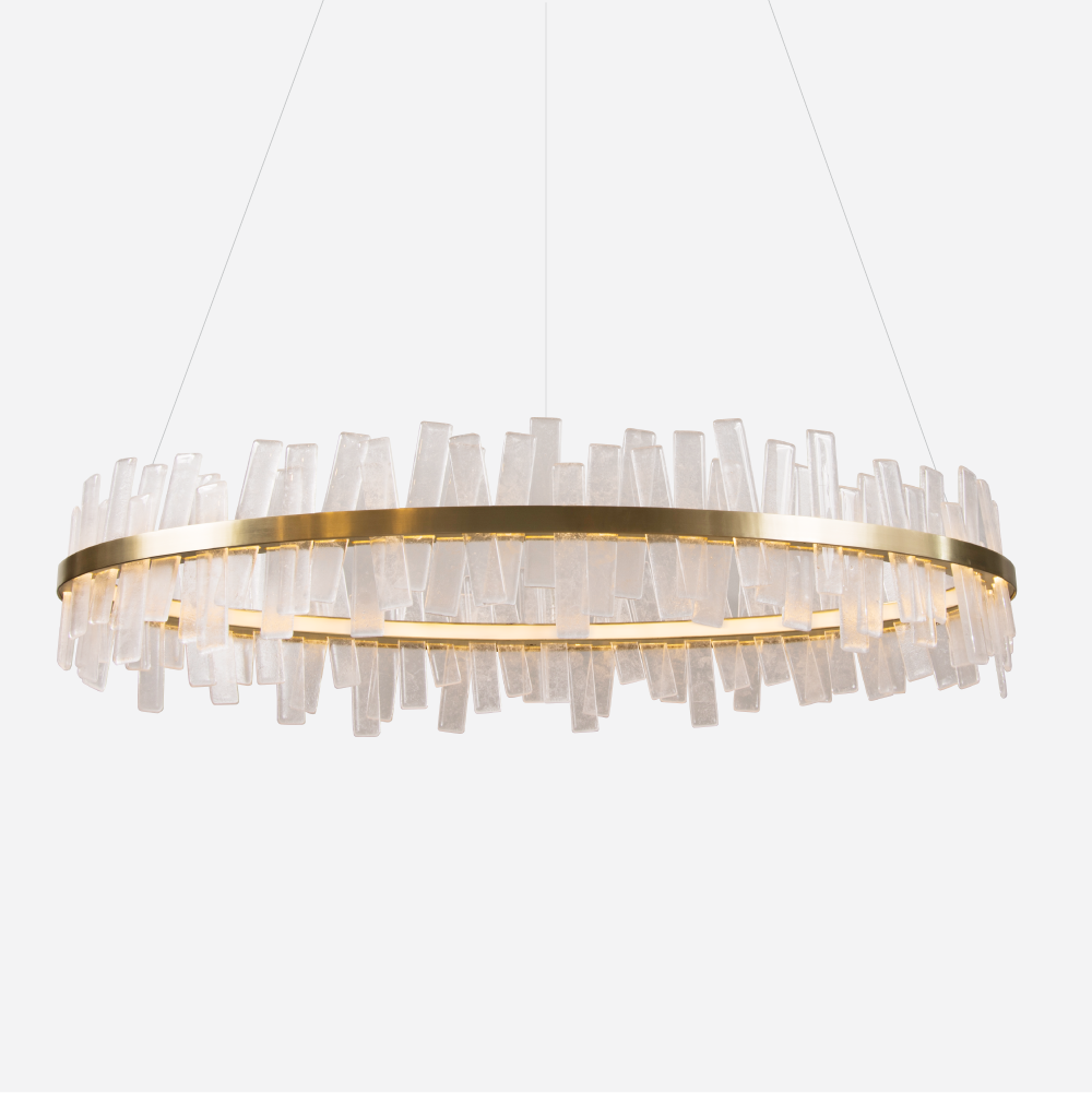 Aquitaine Chandelier-Single Tier Ellipse