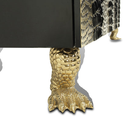 Crocodile Horn Back Credenza